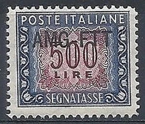 1949-54 TRIESTE A SEGNATASSE 500 LIRE MNH ** - RR8818-2 - Picture 1 of 1