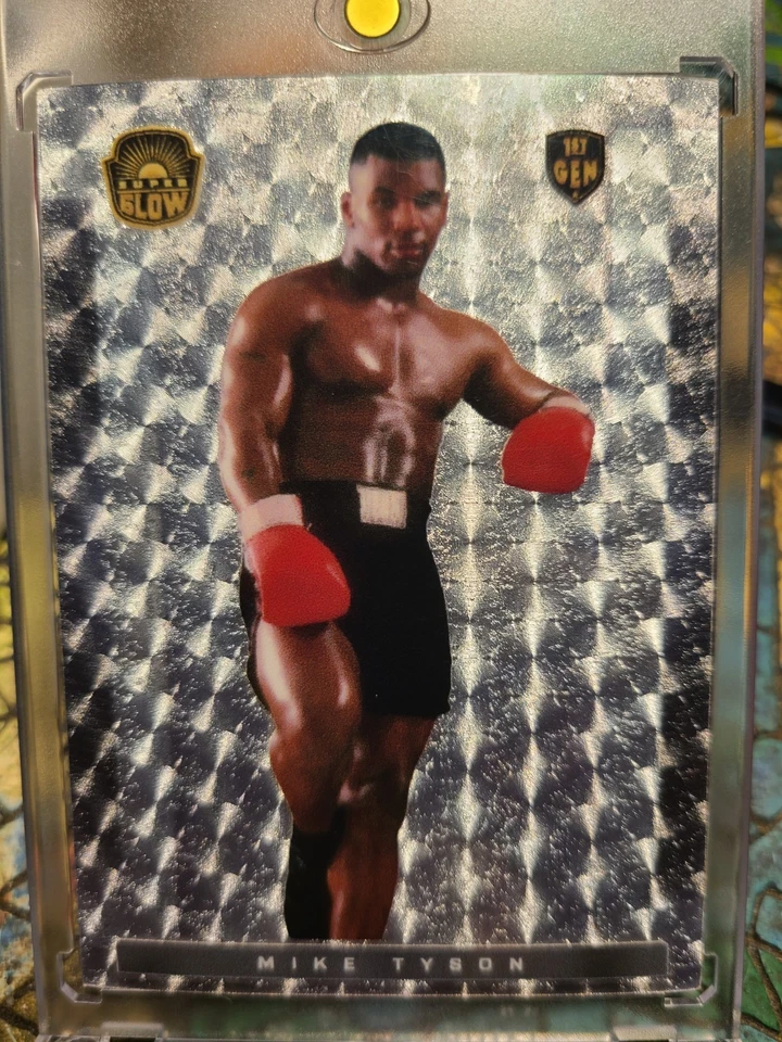 2021 Super Glow Sports 1st gen Mike Tyson 1/1 Silver Superfractor - Image 1 of 4