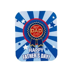 Fun Express Father’s Day Award Ribbon Pin with Card for 12 - Picture 1 of 3