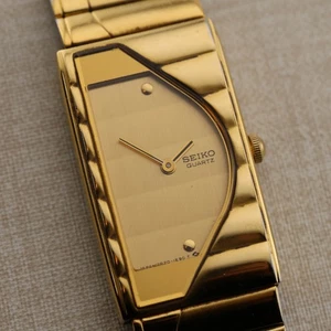 Seiko 2P20-5J99 Half Moon Quartz Analog Damenuhr Gr. 5 1/2" neue Batterie - Bild 1 von 9