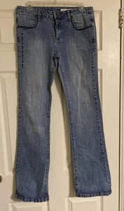 Akademiks Jeans Women’s 14 Y2K Vintage 32x33 Light Wash Blue Grunge Skater - Picture 1 of 7