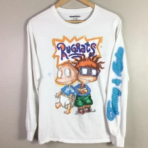 Nickelodeon Rugrats Tommy Chuckie Long Sleeve Shirt White Small - Picture 1 of 4