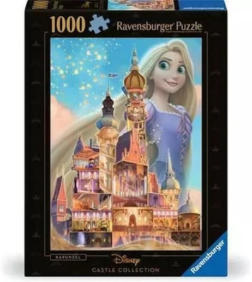 PUZZLE 1000 PEZZI ravensburger RAPUNZEL CASTLE originale VERTICALE softclick - Immagine 1 di 2