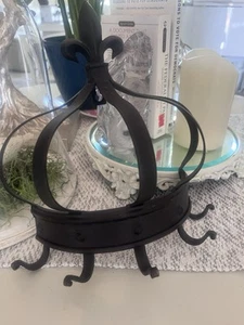 👑 Crown Metal Coat clothes Rack Super Cute 3D Beach Cottage Chic - Picture 1 of 9