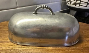 Marinoni Pewter Handmade in Italy Oval 6.5" Butter Dish Cover - COVER ONLY - Picture 1 of 7