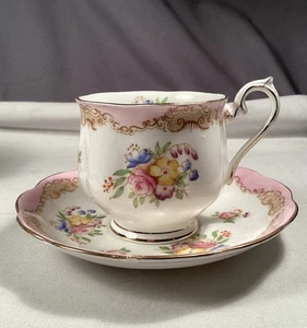 Royal Albert Pink Floral Bouquet Teetasse Tasse Untertasse Bone China England 1121 - Bild 1 von 6