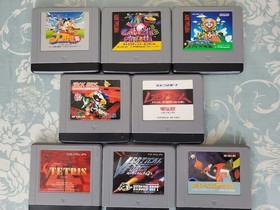 Nintendo Virtual Boy VB Game Software 8pcs Set Jack Bros Space Squash etc