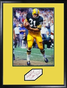 Autógrafo firmado por Jim Taylor autografiado corte enmarcado Green Bay Packers Beckett BAS - Imagen 1 de 2