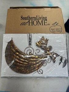 Southern Living Metal Copper Color Angel Gabriel Christmas Tree Topper - Picture 1 of 4