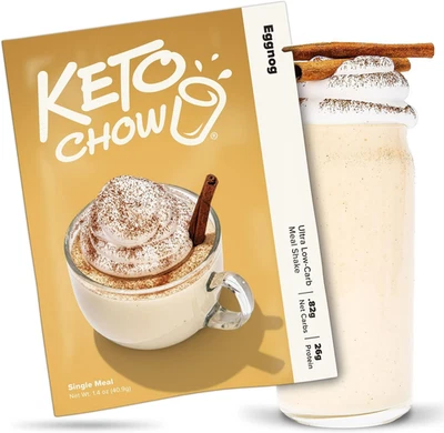 Ponche de huevo | Polvo batido de reemplazo de comida ceto | Nutricionalmente completo | Bajo en carbohidratos  Foto 1 de 4