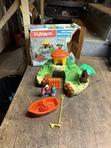 Antiguo juego de juguete vintage 1977 Playskool Gilligan’s Floating Island con caja EE. UU. - Imagen 1 de 13