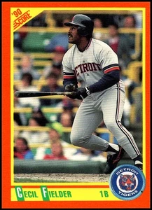 1990 Score Rookie & Traded #9T Cecil Fielder - FREE SHIPPING! - Picture 1 of 2