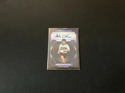 2020-21 Panini Obsidian Soccer Obsidian Autograph Purple #15 Aldo Serena 54/75 - Image 1 of 2
