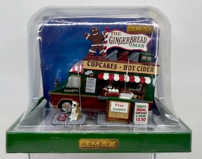 Грузовик с едой Lemax «Пряничный человек» 2016 No63278 — кексы — горячий сидр — новый - Изображение 1 из 4