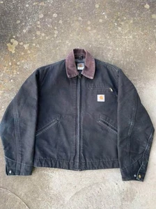 Chaqueta Carhartt Detroit J01-BLK M Vintage Japón - Imagen 1 de 3