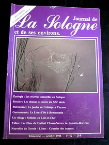 Revue ! Le journal de la Sologne ! n°62 ! octobre 1988 ! C66 - Picture 1 of 1