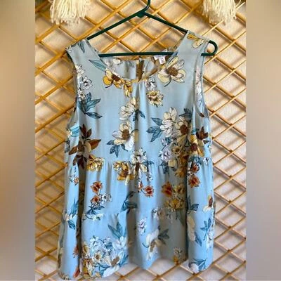 ✨Tribal Jeans sin mangas florales fluidos✨ Foto 1 de 4