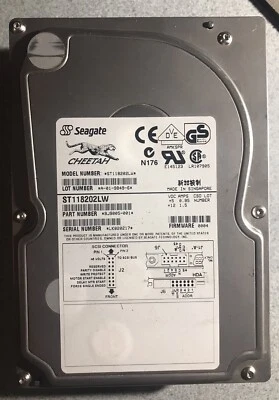 Seagate Cheetah ST118202LW 3.5” SCSI hard drive - Image 1 of 3