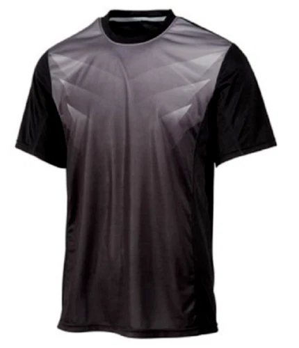 Camiseta de rendimiento estampada ID Ideology para hombre en negro profundo talla L Foto 1 de 1