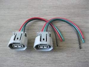 2X For TOYOTA LEXUS Alternator Wiring Connector Pigtail Plug Socket 90980-11349 - Picture 1 of 5