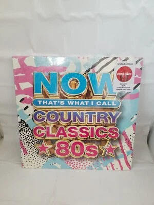 LP NOW That's What I call Country Classic 80s Album Blue & Pink Vinyl Sealed NEW - Image 1 of 3