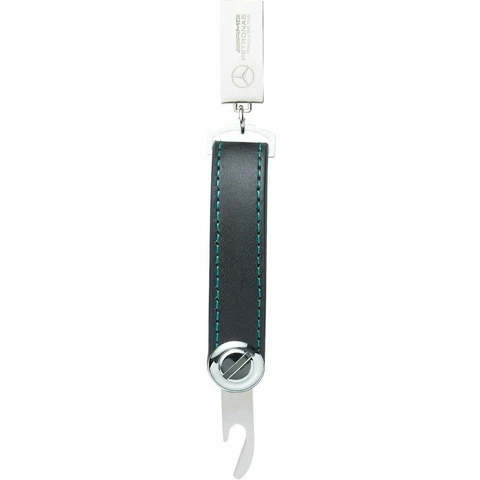 Mercedes Benz AMG Petronas F1 Leather Keychain Cover