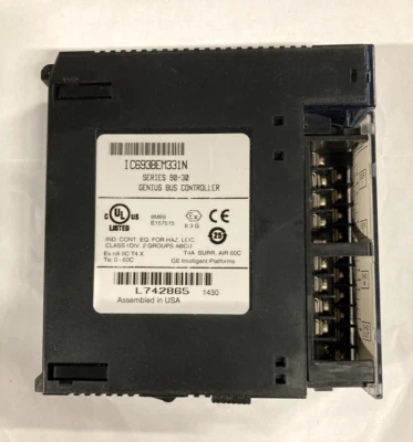 GE Fanuc IC693BEM331N Series 90-30 Genius Bus Controller - USED - Image 1 of 4