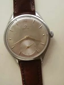 Omega big 38,4mm. swiss ref.2505-12 men's cal.265 mechanical vintage wrist watch - Picture 1 of 13