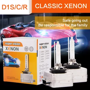 2x D1S 12000K HID Xenon Headlight Light Bulbs Lamps For BMW Audi Mini Volkswagen - Picture 1 of 12