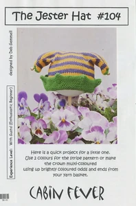 Cabin Fever Knitting Pattern 104 The Jester Hat Baby 6-18mos - Picture 1 of 2