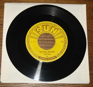 BILLY RILEY ~ TROUBLE BOUND b/w ROCK WITH ME BABY ~ USA SUN 7" 1956 - Picture 1 of 4