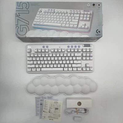 Logitech G G713 Mechanical Gaming Keyboard (White Mist, GX Brown Switches) - Image 1 of 4