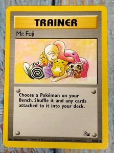 Pokemon Card TRAINER MR. FUJI 58/62 TRAINER Fossil Set Uncommon 1999 - Picture 1 of 4