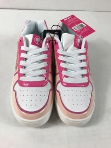 NEW NWT Women's Barbie Sneakers Court Tennis Shoes Hot Pink Size 7, 8 - Picture 1 of 5