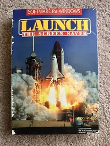 Vintage Launch The Screen Saver PC 3.5 Floppy Disk For Windows 3.1 CIB Complete - Picture 1 of 5