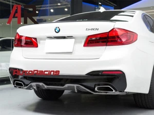 P Style Carbon Fiber Rear Diffuser For 2017-2018 BMW G30 w/ M-Performance Only - Foto 1 di 3