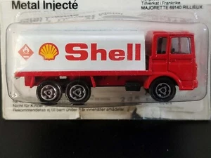 Majorette Saviem Shell Oil Tanker / #245 / Rare Red & White / Made in France - Picture 1 of 7