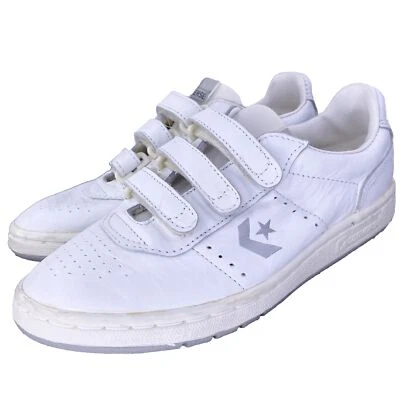 Vintage 1980’s Converse Sneakers One Star Women’s Size 7 White Gray Shoe RARE - Image 1 of 4