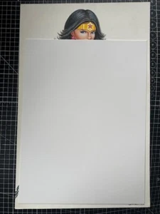 Lápiz de colores original Gamoras Osias Naughty Wonder Woman Comisión 11X17 - Imagen 1 de 1