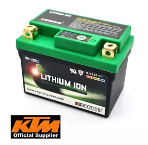 Lithium-Ion Battery To Fit KTM SX SXF EXC XC Ultra Performance Battery HJTZ5S-FP - Picture 1 of 9