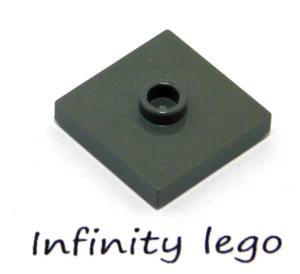 20 LEGO Dark Grey Plate Tile 2 x 2 with Centre Stud (23893 87580) (20 Pieces) - Picture 1 of 1