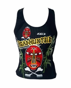 Women’s Medium Cycling Tank Top Louis Garneau Black Headhunter - Picture 1 of 8