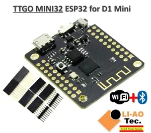 MINI32 MINI 32 ESP32 WLAN + Bluetooth Modul Entwicklungsboard für D1 mini - Bild 1 von 8
