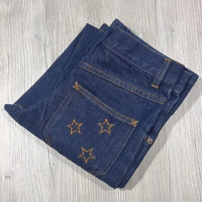 Девочки American Girl звезда карман темно стирка синий джинсовой ткани джинсы - размер 7 - Изображение 1 из 4