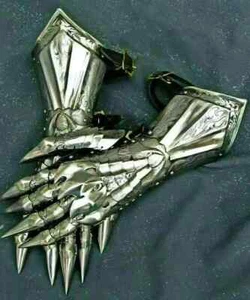 Medieval Gauntlet Pair Accents Knight Crusader Armor Steel Gauntlet Gloves - Picture 1 of 9