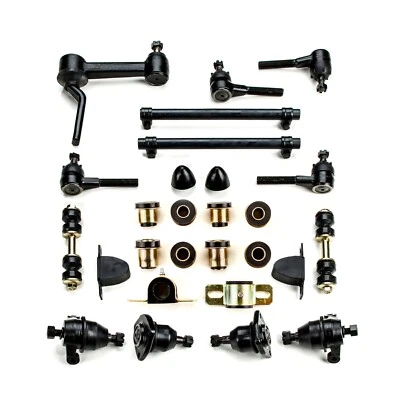 Black Poly Front End Suspension Master Kit Fits 1975 - 1982 Chevrolet Corvette - Image 1 of 4