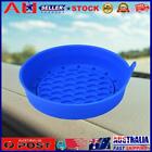 Sift-Proof Spill Holder Silicone Non-Slip Water Cup Pad Insulated (Blue)