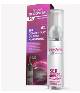 6% siero acido ialuronico per riempimento e levigatura rughe Gerovital 10 ml - Foto 1 di 4