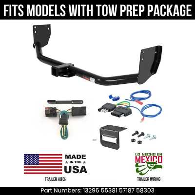 Enganche de remolque para Chrysler Aspen 07-08 con cableado de 5 pines apto para remolque OE Curt 6 k Foto 1 de 4