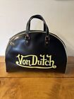 Stunning Genuine Vintage Von Dutch Bag Black Bowls Bag